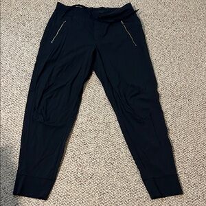 Athleta Black Performance Track Joggers Sz 6